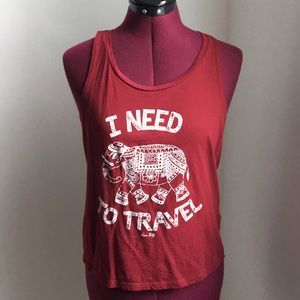Tally Weijl Maroon Tank Size M